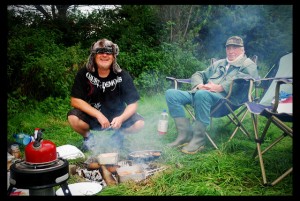 Me & my Dad camping